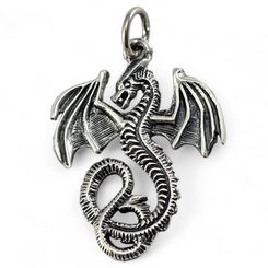 ETERNAL DRAGON - silver pendant Ag 925