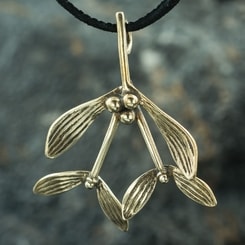 Druid Mistletoe, pendant, bronze