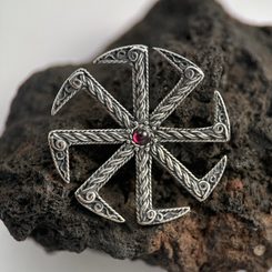 LUNULA, bijoux slave s, IXème siècle, réplique en argent, type 6