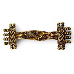 VIKING CLOTH CLASP, Bronze