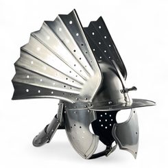 MORION casque de luxe gravé
