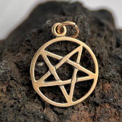 BAPHOMET, bronze, small pendant