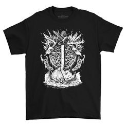 ISAZ - Collection FUTHARK, men's T-Shirt b&w
