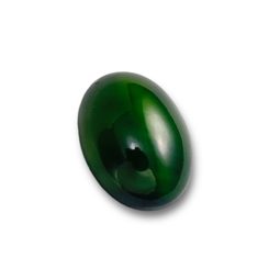 CABOCHON Glas 18x3 mm grün