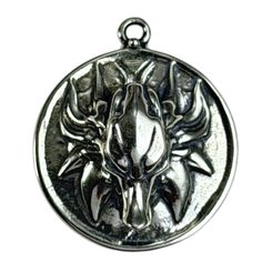 TRIGLAV Slavic God, bronze pendant
