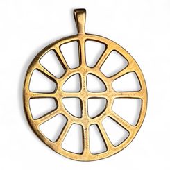 SOLAR WHEEL - TARANIS WHEEL, Hallstatt, bronze replica