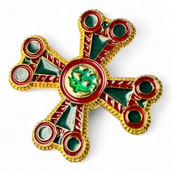 Franconian Cross, Germany, 8th century, brooch