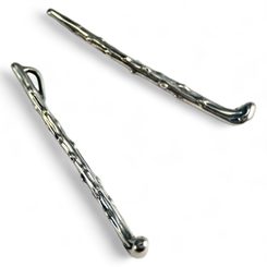 Shillelagh, canne irlandaise, pendentif, argent 925/1000