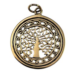 ARBRE DE VIE, pendentif en bronze