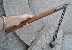 FLAIL, medieval weapon, 14th century, replica