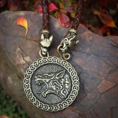 SLAVIC WEREWOLF, braided cord, zinc