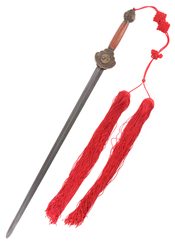 Tai Chi Jian Sword in Damascus Steel