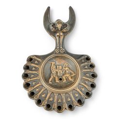 Provocator, Roman oil lamp - Gladiator, lantern