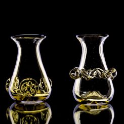 WHITE WOLF, set of 2 Shot Glasses