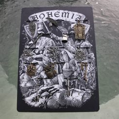 THE MIDDLE AGES - AMULETS 12 pieces and a presentation BOARD, discounted set