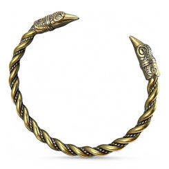 VIKING CROW, Mammen, raven, bracelet, brass