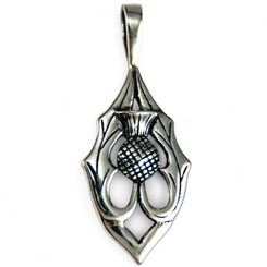 ALBA - Scottish thistle, pendant, silver