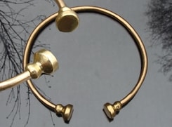 BRASS GAULISH TORC