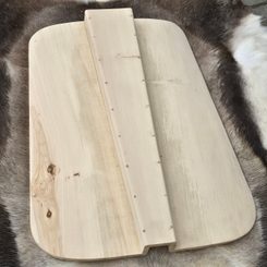 PAVISE shield, wooden body 50x60 cm