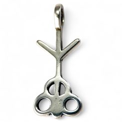 HISTORICAL PENDANT II, bronze age, silver