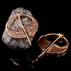 Viking Turtle Brooch, bronze