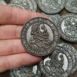 Prague groschen, replica of medieval coin Ag 925/1000, 13g