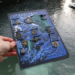 VIKING AMULETS 12 pieces and a presentation BOARD, discounted set