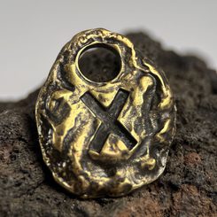 CELTIC SPIRALS - bead for beard Ag 925