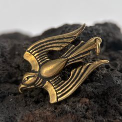 TRYZUB Coat of arms of Ukraine, silver pendant