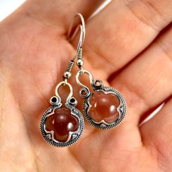 LUNULA, Great Moravian earrings, silver 925