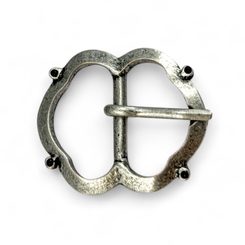 GÜRTELSCHNALLE VIII, Altsilber