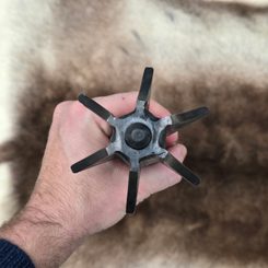 Jan Zizka's Mace, pendant, Kingdom Come: Deliverance II, silver 925/1000