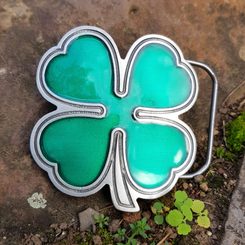 Four-leaf Clover, Belt Buckle