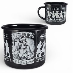 Jan Žižka, enamel mug