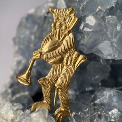 ANCIENT WISDOM OWL, costume brooch