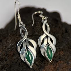 Moldavite, argent