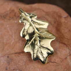 OAK LEAF, pendant Gold plated