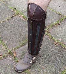 KUGEL MIT LEDER, für Armbrustpfeile