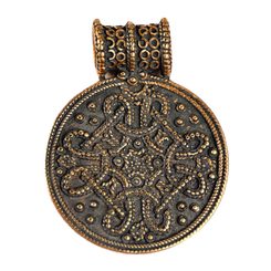 BIRKA, pendentif viking, réplique, bronze