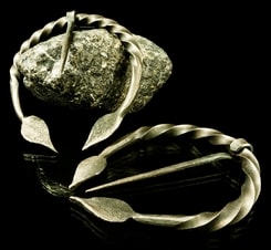 Penannular Brooch - leaves