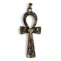 SOLAR ANKH - symbol of life, bronz