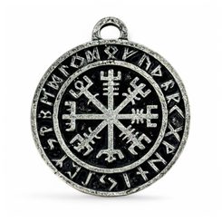 VEGVISIR - pendentif, zinc