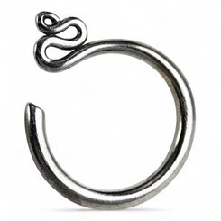 SLAVIC HAIR JEWELS, silver