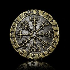 VEGVISIR, Gürtelschnalle, Messing