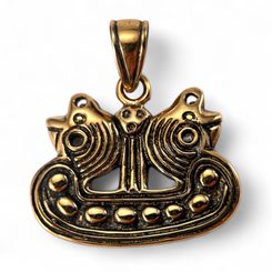 Navire de Lillevang, pendentif viking en bronze