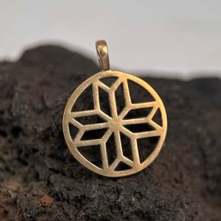 MORNING STAR VENUS, bronze pendant