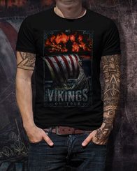 VIKINGS ON TOUR, Men's T-shirt colored