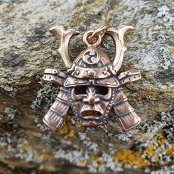 SAMURAI Bronze Pendant