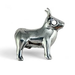 Celtic Bull from Bull Rock Cave, Moravia, figure silver