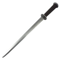 Rondel or Bollock dagger, 15th century, blunt replica